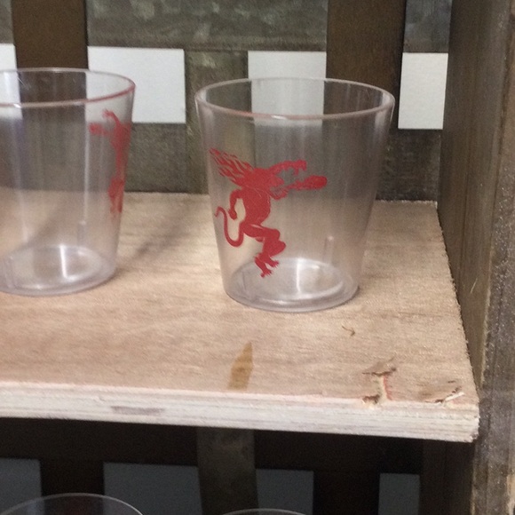 FireBall Bar Shelf With Shot Glasses - Picture 13 of 16